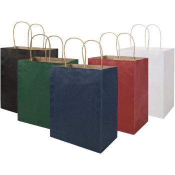 6. 100 Pack Multicolour Medium Gift Bags with Handles Bulk